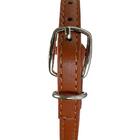 Coleira De Cachorro Com Sino Pequeno Em Couro Sintético Marro