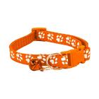 Coleira De Cachorro Laranja Com Sino Pequeno - Casambiente Pe