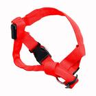 Coleira De Cachorro Regulável G Vermelho Com Led E Bateria -