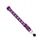 Coleira De Cachorro Roxo Com Sino Pequeno - Casambiente