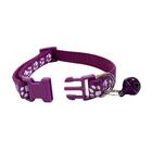 Coleira De Cachorro Roxo Com Sino Pequeno - Casambiente