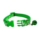 Coleira De Cachorro Verde Claro Com Sino Pequeno - Casambiente