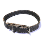 Coleira De Couro Reforçada Para Cães 67cm Nº 9 Ld Pet  Preto