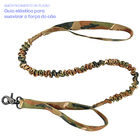 Coleira E Guia Elástica Cachorro Grande Forte Madog Comander