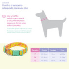 Coleira E Guia Para Cachorro Madog Floral P
