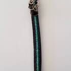 Coleira Gato Smooty Pet Brilhante Preto/verde