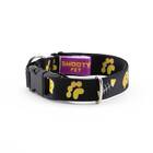 Coleira Gatos Smooty Pet Preto/gato Amarelo