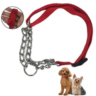 Coleira Guia 1.5cm Elo Torcido Ajustavel Pet Caes Cachorro Tr