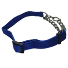 Coleira Guia 2.5cm Elo Torcido Corrente Aço Enforcador Ajusta
