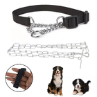 Coleira Guia Kit Corrente Aço Semi Enforcador Treinamento Aço
