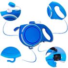 Coleira Guia Porta Agua Multifunçao Cachorro Gatos Passeio 1