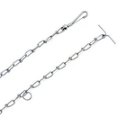 Coleira Kit Corrente Guia Ajustavel Resistente Pet Caes Cacho