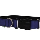 Coleira Modernpet Azul Fecho Nylon Tam. Grande