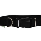Coleira Modernpet Preta Fecho Nylon Tam. Grande