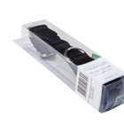 Coleira Modernpet Preta Fecho Nylon Tam. Media