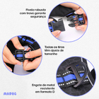 Coleira Peitoral Antipuxão Colete Cães Madog Power Azul Xg