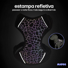 Coleira Peitoral Antipuxão Colete Cães Madog Power Azul Xg