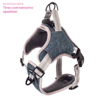 Coleira Peitoral Antipuxão Para Cachorro Madog Comfort Azul G