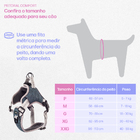 Coleira Peitoral Antipuxão Para Cachorro Madog Comfort Azul M