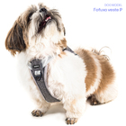 Coleira Peitoral Antipuxão Para Cachorro Madog Comfort Cinza G