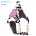 Coleira Peitoral Antipuxão Para Cachorro Madog Comfort Rosa G