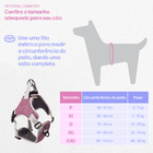 Coleira Peitoral Antipuxão Para Cachorro Madog Comfort Rosa M