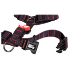 Coleira Peitoral De Passeio Para Cachorro Snoopy Black Red Zo