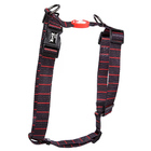 Coleira Peitoral De Passeio Para Cachorro Snoopy Black Red Zo