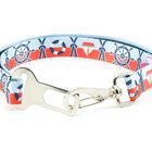 Coleira Peitoral Guia E Cinto De Seg Smooty Pet Marinheiro M