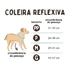 Coleira Reflexiva - Mimo M Azul