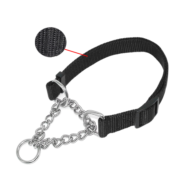 Coleira Semi Enforcadora  Nylon 1.5 Caes Porte Pequeno E Gran