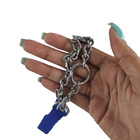 Coleira Semi Enforcadora Guia Kit Corrente Aço Ajustavel Pet