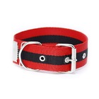 Coleira Super Reforçada Para Cães 55cm Nº 6 40mm Ld Pet  Verm