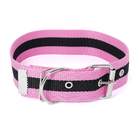 Coleira Super Reforçada Para Cães 65cm Nº 8 40mm Ld Pet  Rosa