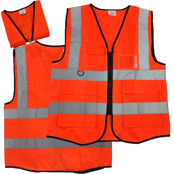 Colete Faixa Sinalizador Blusao Fluorescente Epi Obra Constru