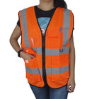 Colete Faixa Sinalizador Blusao Fluorescente Epi Obra Constru