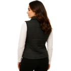 Colete Profissional Nylon Puffer Forro Zíper Femino Preto P P