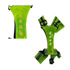 Colete Refletivo 3 Modos De Luz Fluorescente Led Epi Proteçao