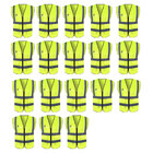 Colete Refletivo Faixa Sinalizador Kit 18 Unidades Segurança