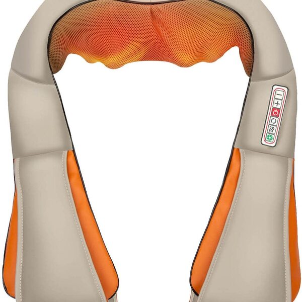 Colete Shiatsu Pescoço Massageador Infravermelho Neck Bivolt