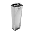 Coletor Copo Descartável Conjugado Inox Água 200ml E Café 50ml