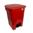 Coletor Lixeira De Pedal 15 Lt Bralimpia Vermelha