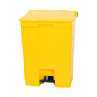 Coletor Lixeira De Pedal 30 Lt Bralimpia Amarela