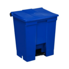 Coletor Lixeira De Pedal 30 Lt Bralimpia Azul