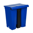 Coletor Lixeira De Pedal 30 Lt Bralimpia Azul