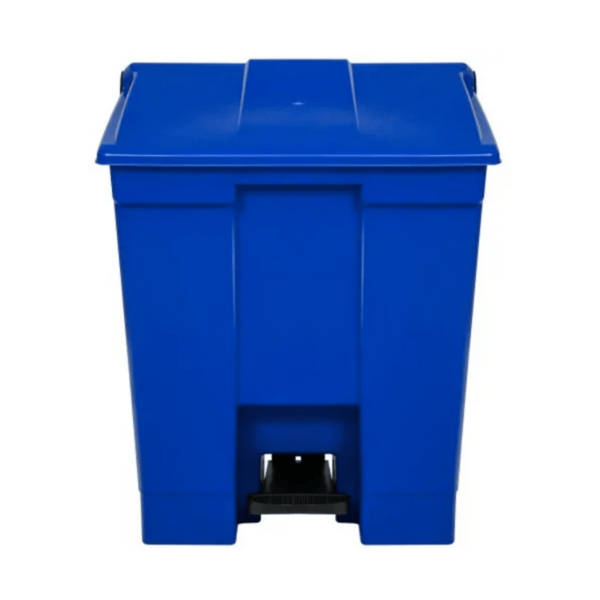 Coletor Lixeira De Pedal 30 Lt Bralimpia Azul