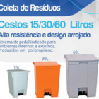 Coletor Lixeira De Pedal 30 Lt Bralimpia Branca