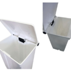 Coletor Lixeira De Pedal 30 Lt Bralimpia Branca