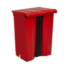 Coletor Lixeira De Pedal 60 Lt Bralimpia Vermelha