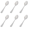 Colher 6 De Sobremesa Aço Inox Victoria Doce Sobremesa Colhe